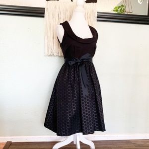 Wendy Katlen mixed print black dress